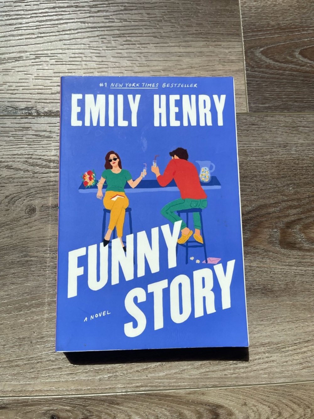 Emily Henry "Funny Story" Paperback Novel - Bright Blue Cover